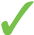 green Check mark